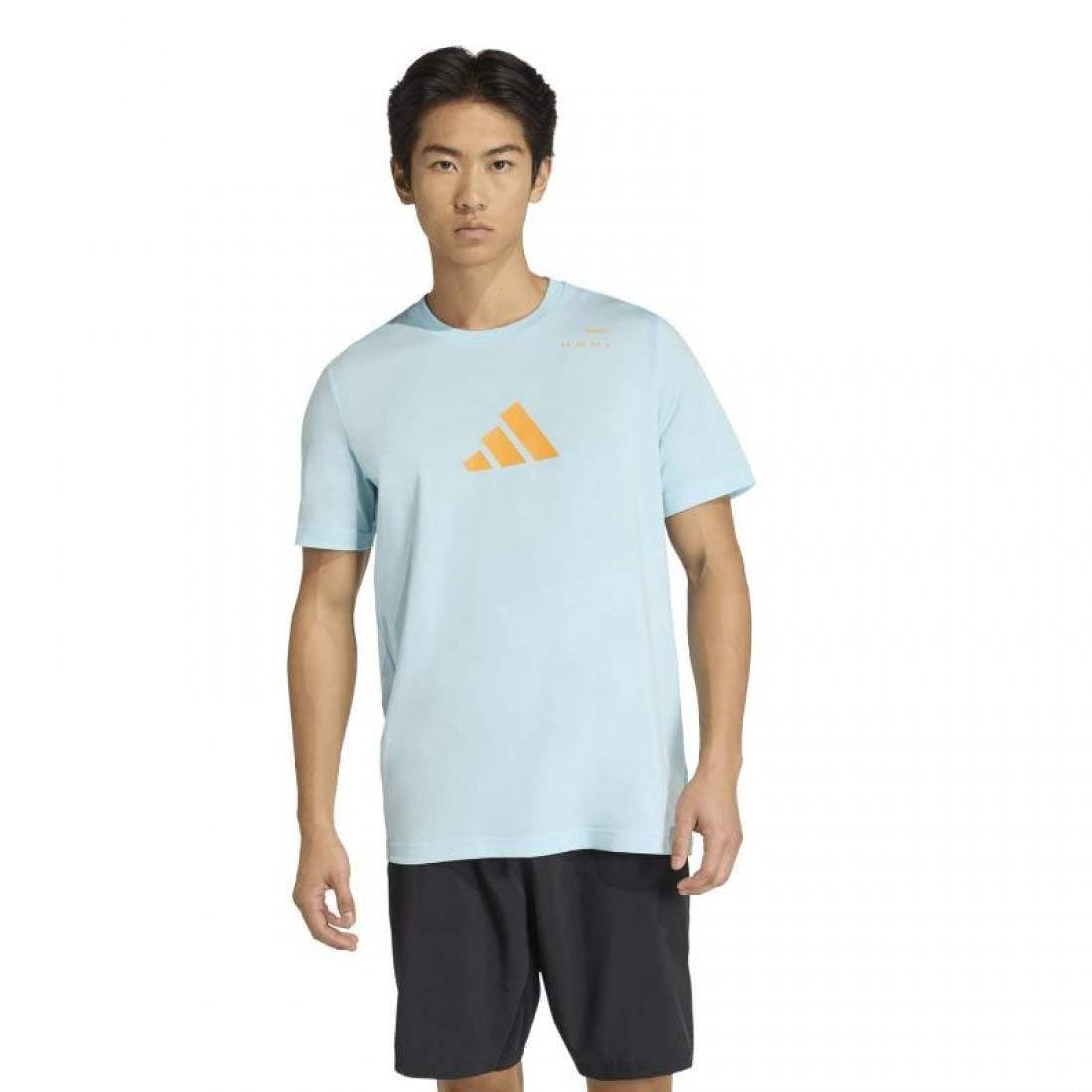 Camiseta Adidas Padel Graphic Azul Celeste