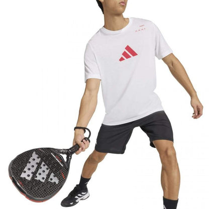Camiseta Adidas Padel Graphic Blanco