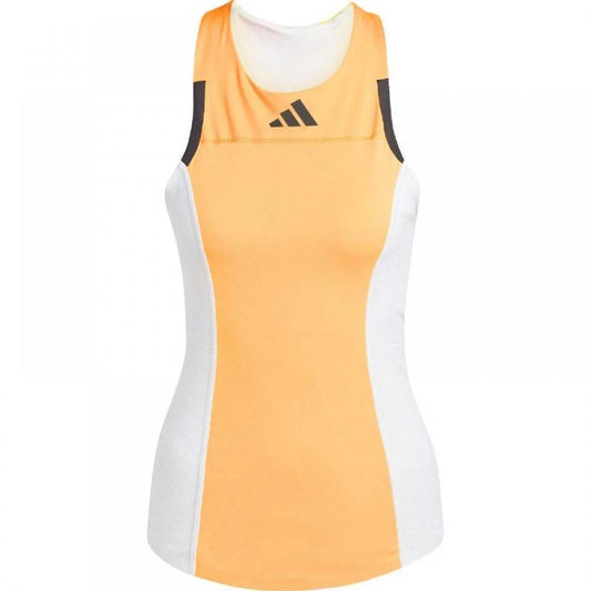 T-shirt Femme Adidas Pro Orange Blanc