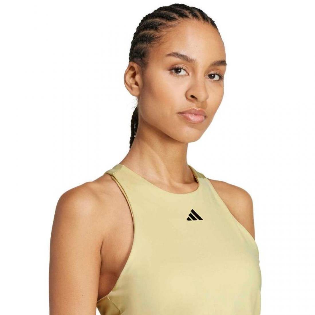 Camiseta Adidas Y-Tank Amarillo Mujer