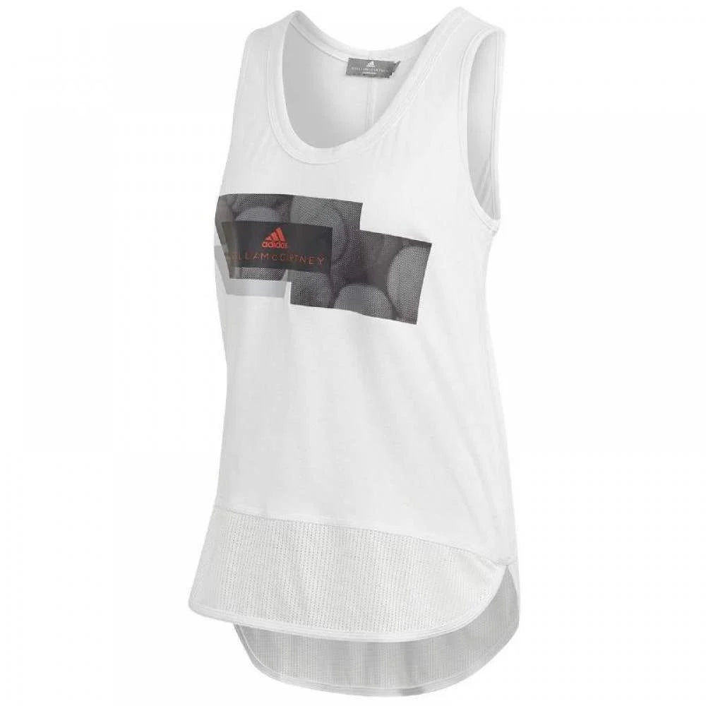 T-shirt en coton Adidas Stella McCartney GFX Blanc