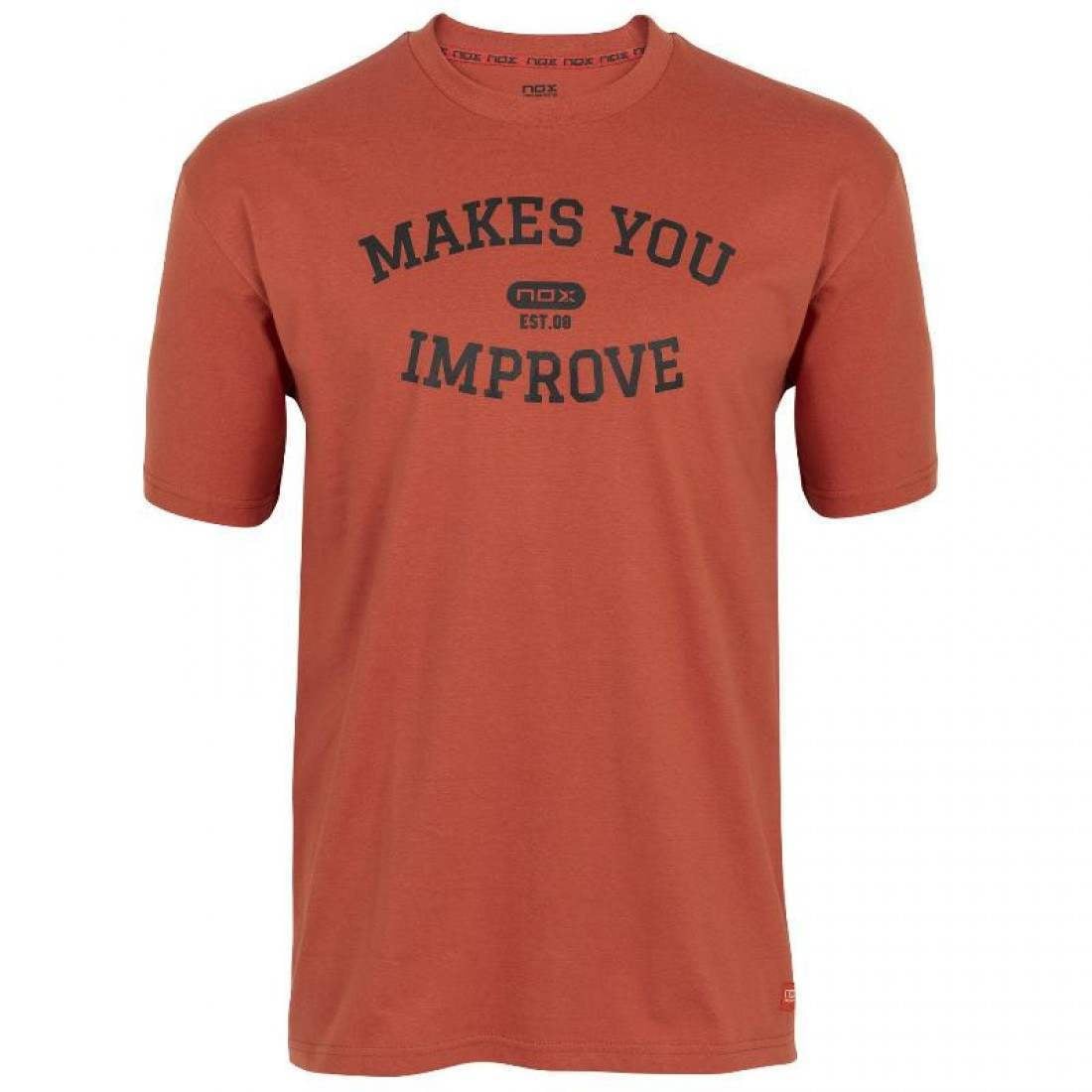 Camiseta Algodon Nox Basic Teja Negro - Barata Oferta Outlet