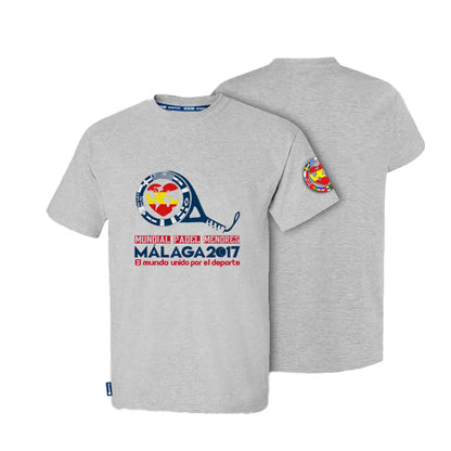 Camiseta Cartri Malaga Gris Melange Junior