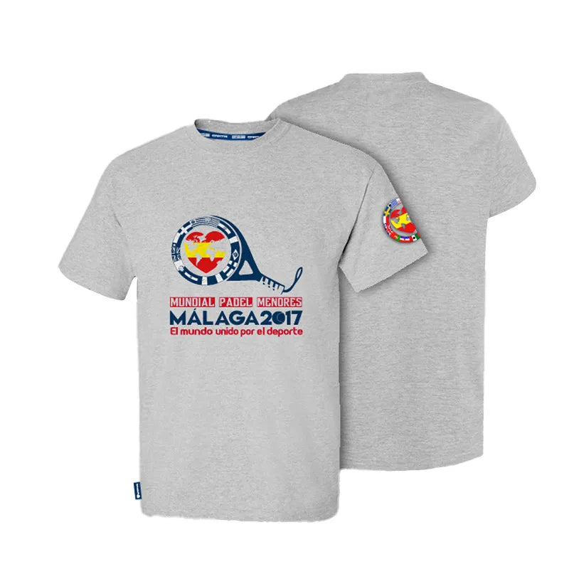 Camiseta Cartri Malaga Gris Melange Junior