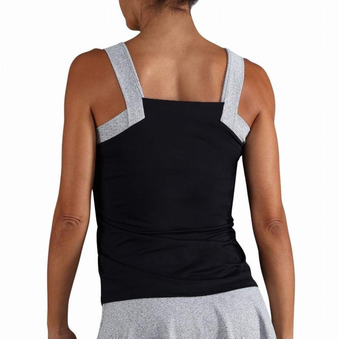 Camiseta Endless Breeze Negro Gris Chine