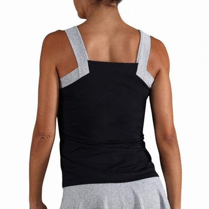 Camiseta Endless Breeze Negro Gris Chine