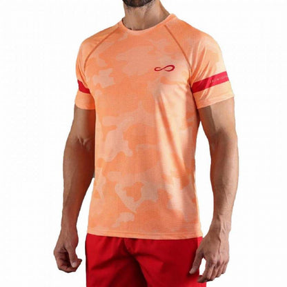 T-shirt Orange camouflage endless