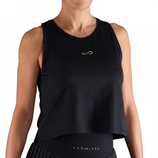 T-shirt Endless Court Noir
