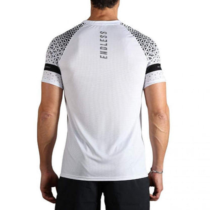 T-shirt blanc Endless Feisty Geo