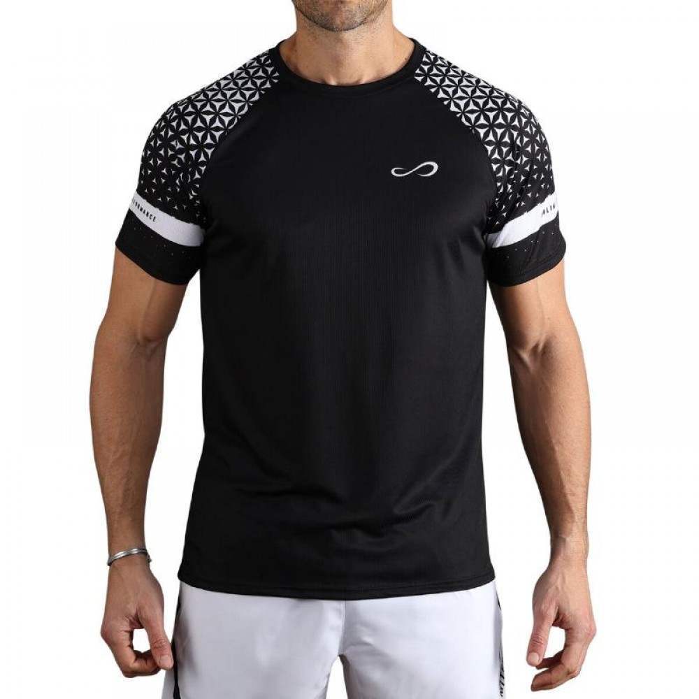 T-shirt Endless Feisty Geo Noir Blanc