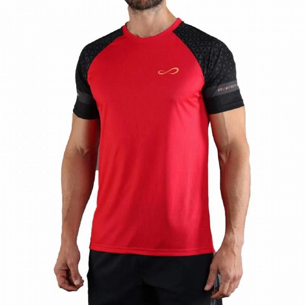 T-shirt Endless Feisty Geo Rouge