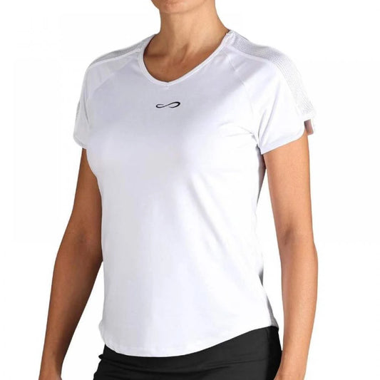 T-shirt Endless Mesh Blanc Noir