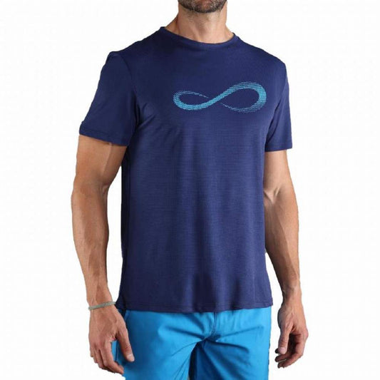 T-shirt Endless Unlimited Diamond Noir Bleu