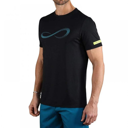 T-shirt Endless Unlimited Diamond II Noir Pétrole