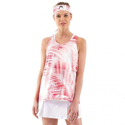 Camiseta Head Agility Tech Mora Blanco Print - Barata Oferta Outlet