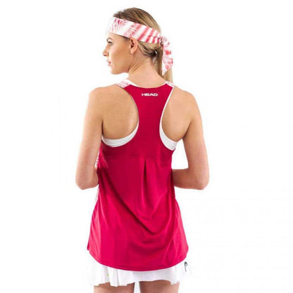 Camiseta Head Agility Tech Mora Blanco Print - Barata Oferta Outlet