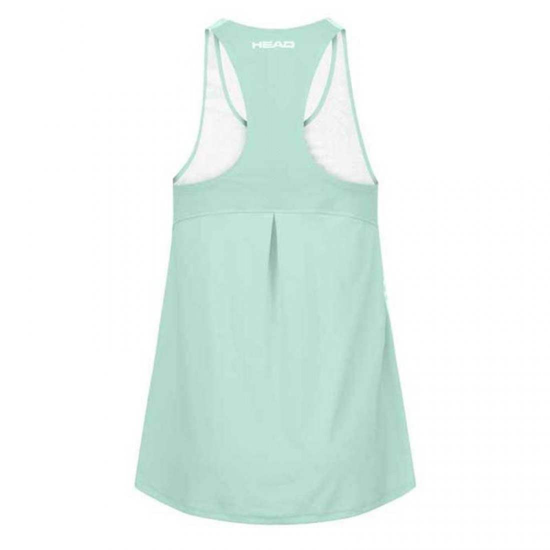 Camiseta Head Agility Tech Verde Pastel Print - Barata Oferta Outlet
