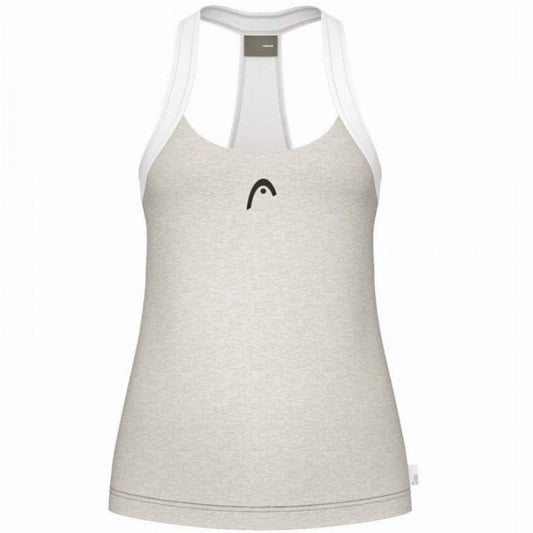 Camiseta Head Play Tech Gris Claro Mujer
