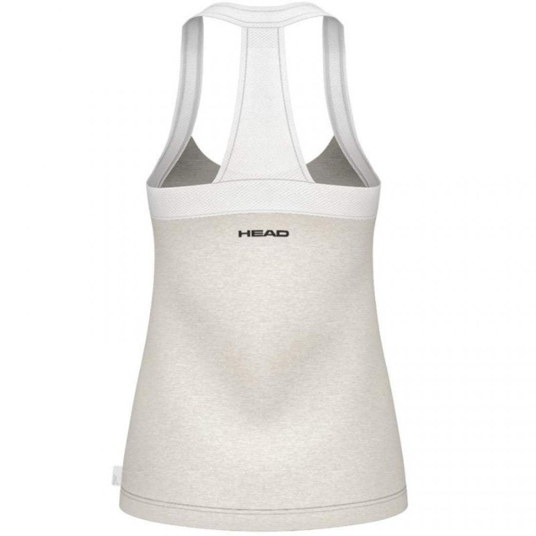 Camiseta Head Play Tech Gris Claro Mujer