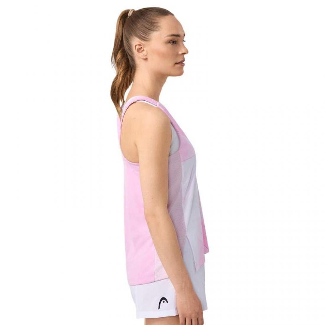 Camiseta Head Spirit Lila Claro Print Mujer