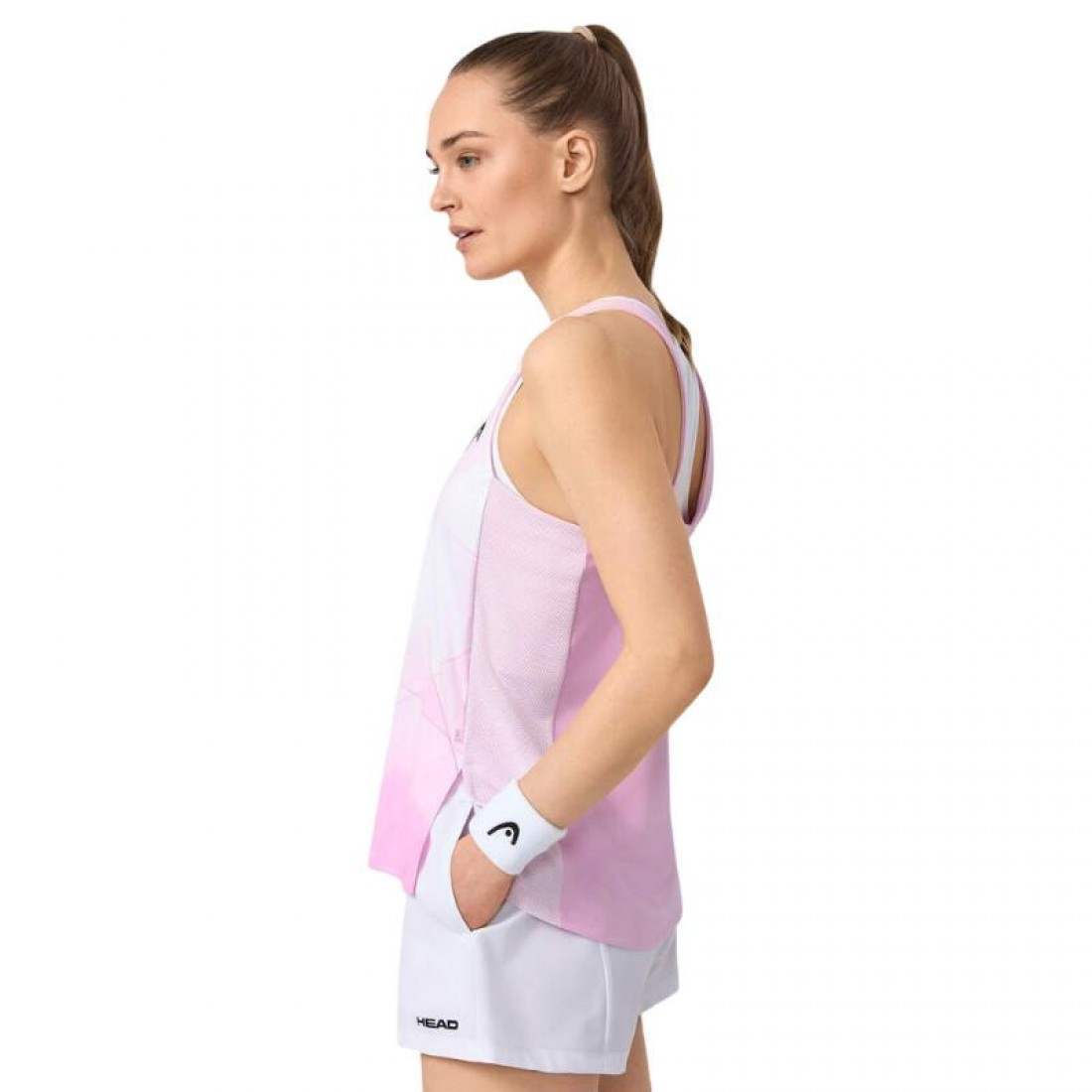 Camiseta Head Spirit Lila Claro Print Mujer