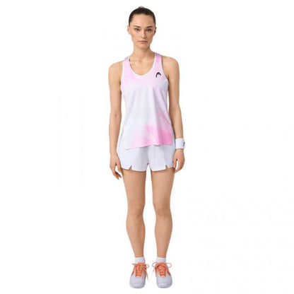 Camiseta Head Spirit Lila Claro Print Mujer
