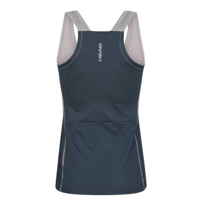 Camiseta Head Tech Top Gris Marino Mujer - Barata Oferta Outlet