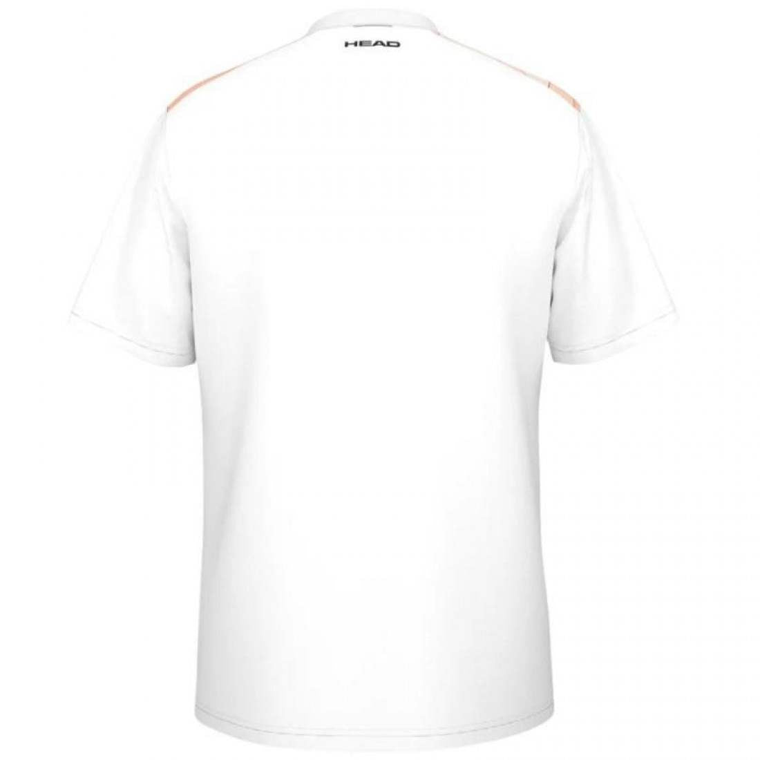 Camiseta Head Topspin Naranja Print