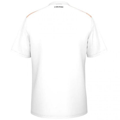 Camiseta Head Topspin Naranja Print
