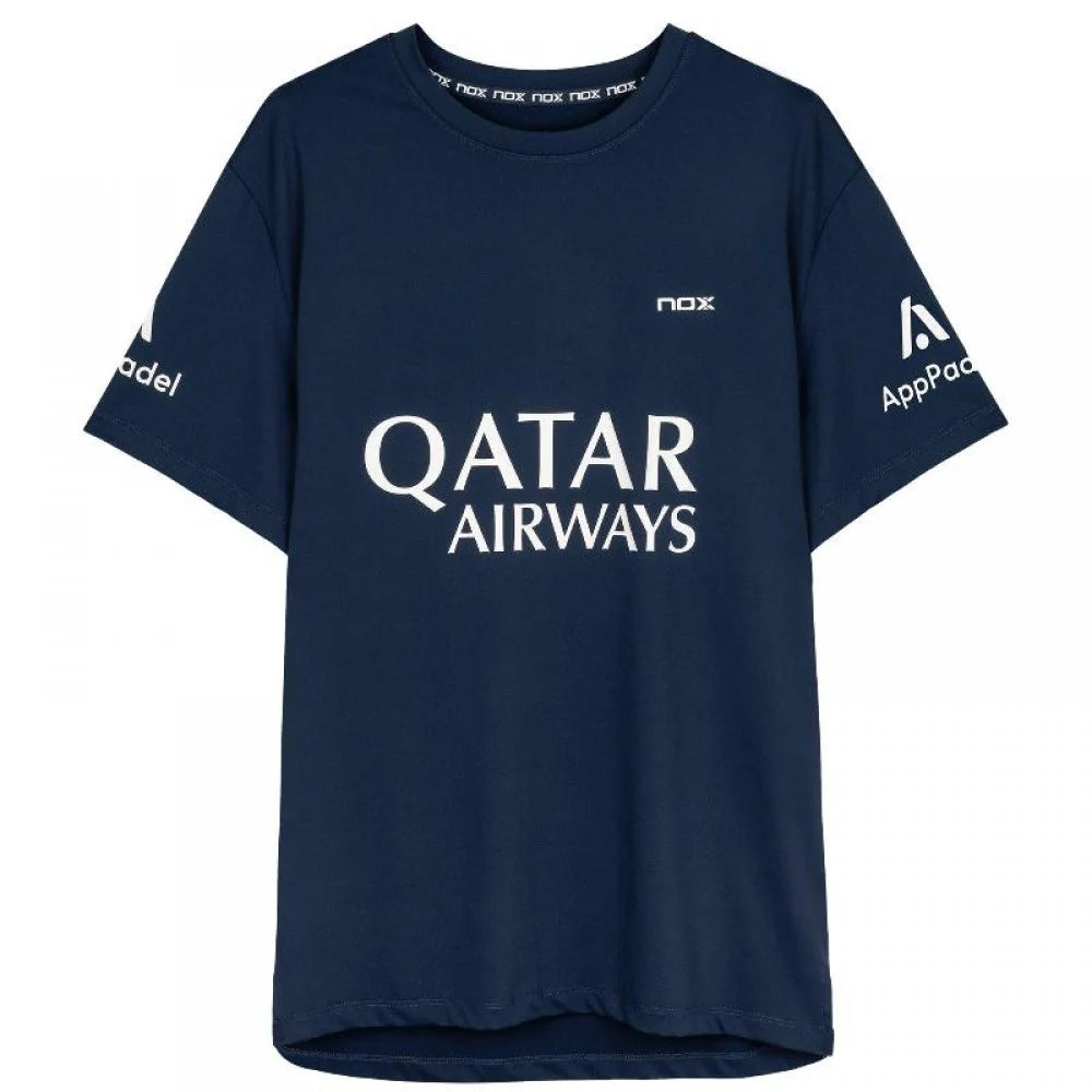 Nox Agustin Tapia sponsorise le T-shirt AT10 Bleu 2024