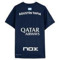 Nox Agustin Tapia sponsorise le T-shirt AT10 Bleu Foncé 2024