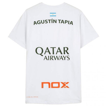 Camiseta Nox Agustin Tapia sponsorise AT10 Blanco 2024