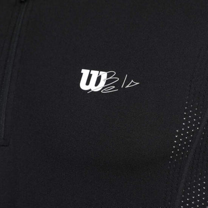 Camiseta Wilson Bela Seamless Ziphnly 2.0 Negro - Barata Oferta Outlet