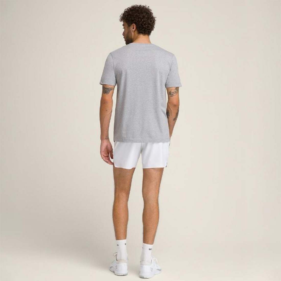 Camiseta Wilson Graphic Gris Blanco - Barata Oferta Outlet