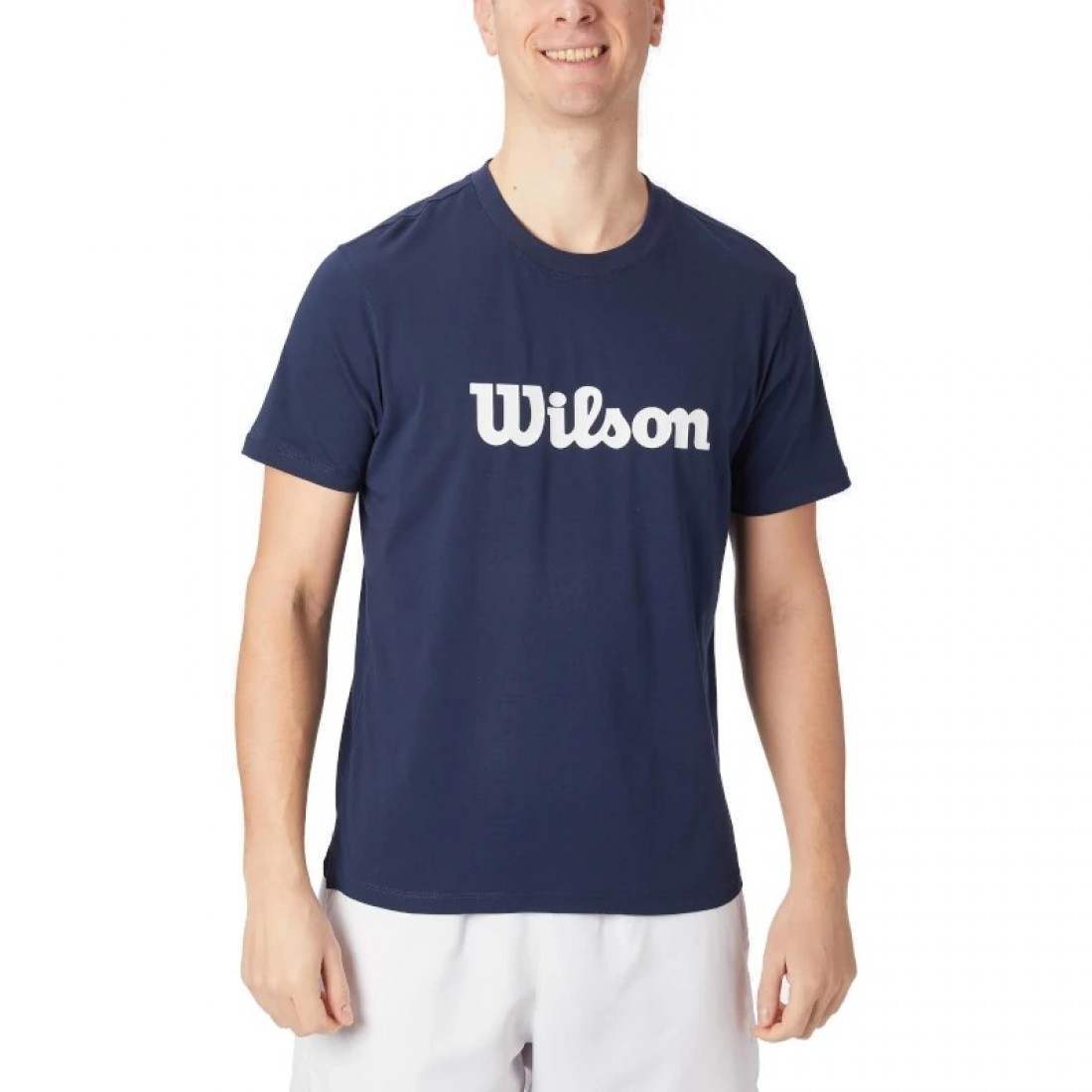 Camiseta Wilson Team Graphic Azul Marino | Tienda Padelpoint