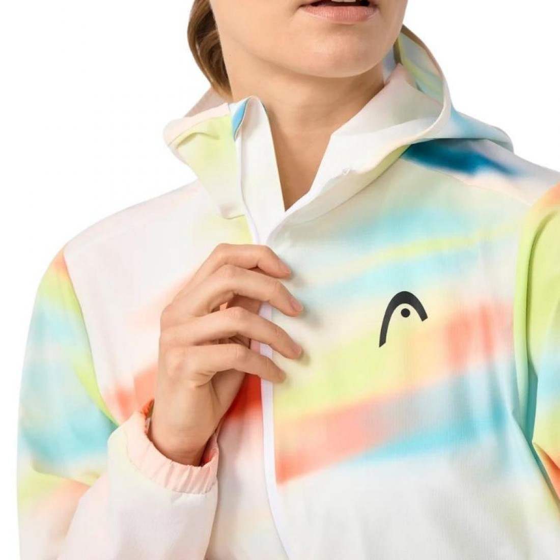 Chaqueta Head Blur Print Mujer