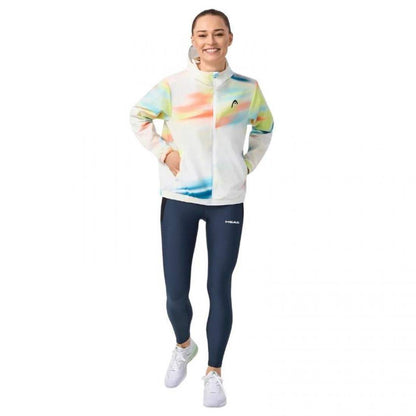 Chaqueta Head Blur Print Mujer