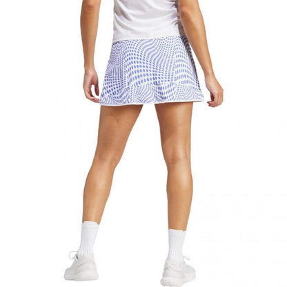 Jupe Adidas Club Graph Blanc Bleu