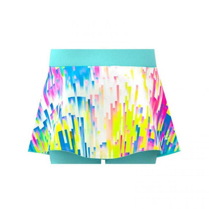 Bidi Badu Melbourne imprimé ondulé Aqua Mix jupe