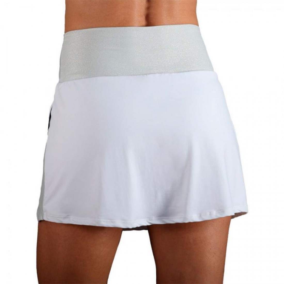 Falda Endless Zephyr Blanco Plata