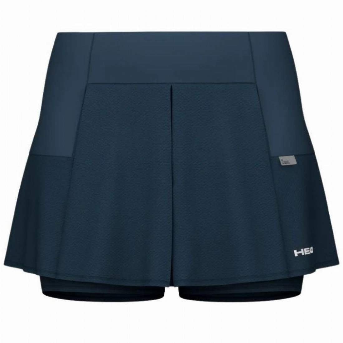 Falda Head Performance Azul Marino Plata