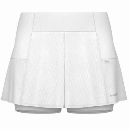 Falda Head Performance Blanco Plata