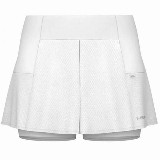Falda Head Performance Blanco Plata