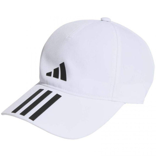 Gorra Adidas Aeroready Baseball 3 Bandas Blanco Negro - Barata Oferta Outlet