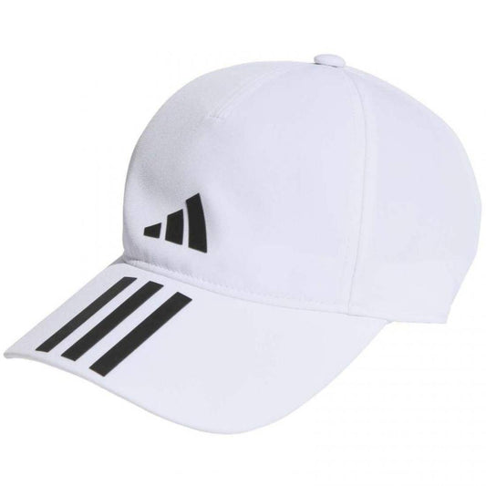 Gorra Adidas Aeroready Baseball 3 Bandas Blanco Negro - Barata Oferta Outlet