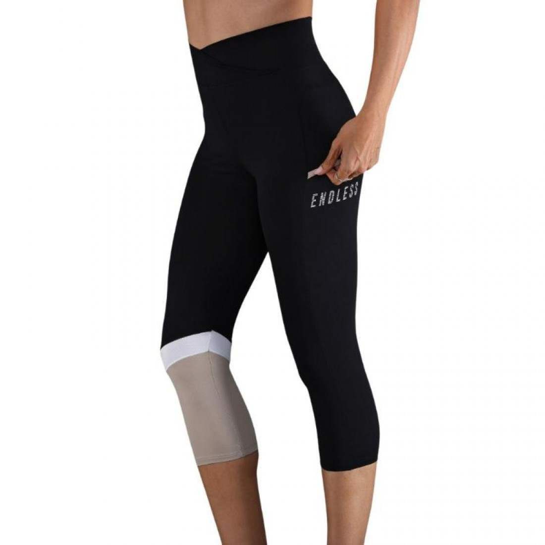 Mallas Endless Line Pocket HW Negro Delave
