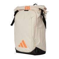 Mochila Adidas Multigame 3.5 Blanco Tiza Naranja