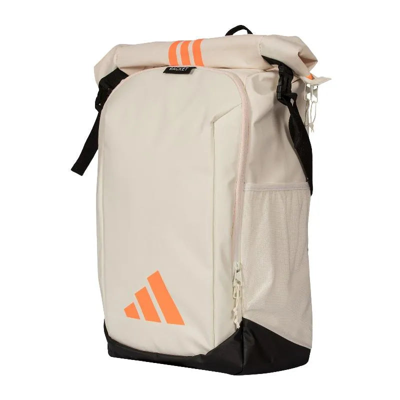 Mochila Adidas Multigame 3.5 Blanco Tiza Naranja - Image 3