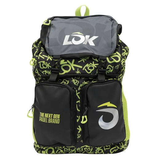 Mochila Lok Adventure 2 Negro Verde Fluor - Image 1