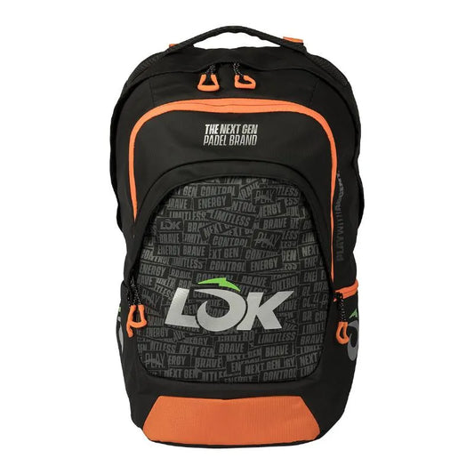 Mochila Lok Maxx 2 Negro Naranja - Image 1